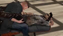 2boys 3d animated black_hair blood_stain blowjob brown_hair cock_gobble cock_hungry cum_hungry david_king dead_by_daylight dirty_clothes dwight_fairfield fellatio gay gif giving_head glasses going_down_on huge_cock knob_polishing legs_held_open long_penis male_only male_solo males_only necktie oral oral_sex pants_open penis_out playing_skinflute pleasure_face shaved_side sucking_off wristwatch yaoi