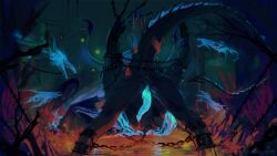 2026 animal_genitalia anus arms_tied ass ass_up blue_penis bodily_fluids bound chains claws disembodied_hand disembodied_head dragon dripping duo erection european_mythology female feral genital_fluids genital_slit genitals ghost_hand glowing glowing_genitalia glowing_penis legs_tied long_tail male male/female membrane_(anatomy) membranous_wings mythological_creature mythological_scalie mythology penis precum precum_drip presenting presenting_anus presenting_hindquarters presenting_penis raised_tail rear_view scalie snout spade_tail tail translucent_head velannal vulva watermark western_dragon wing_claws wings wings_tied
