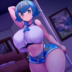 lana (pokemon) from pokemon by lazybonesai