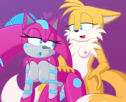 <3_eyes 2futas all_fours anal anal_sex android anthro areolae breasts canid canine canis digital_media_(artwork) doggy_style duo erect_nipples erection fan_character fox from_behind_position fur furry futa_on_futa futa_only futanari futanari_penetrated futanari_penetrating genderswap genitals glowing gynomorph/gynomorph gynomorph_penetrated gynomorph_penetrating gynomorph_penetrating_gynomorph hair heart intersex intersex/intersex intersex_penetrated intersex_penetrating intersex_penetrating_intersex kate_the_mecha-wolf kate_the_wolf machine mammal medium_breasts metallic_body multi_tail nipples nude penetration penis pink_body ponytail robot rule_63 sex small_breasts sonic_(series) sonic_the_hedgehog_(series) tails tailsko thanu wolf yellow_body yellow_fur