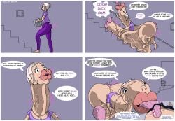 bbw big_balls comic creepy dorse equine female fetish furry horse hyper_cock mind_break sequence tf transformation weight_gain