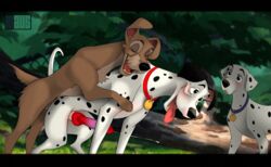 101_dalmatians anal anal_sex anatomically_correct anatomically_correct_genitalia anatomically_correct_penis animal_genitalia animal_penis black_bars black_nose blush bodily_fluids canid canine canine_penis canis caught closed_eyes collar crossover cuckold cum cum_while_penetrated dalmatian disney domestic_dog duo ejaculation erection eyebrows female feral feral_on_feral feral_penetrated feral_penetrating feral_penetrating_feral from_behind_position fur genital_fluids genitals hi_res husband_and_wife infidelity klaus_doberman knot knotting lady_and_the_tramp letterbox male male/male male_penetrated male_penetrating male_penetrating_male mammal married_couple mounting nude open_mouth outside penetration penis perdita pongo red_penis sex spots spotted_body spotted_fur tongue tongue_out tramp