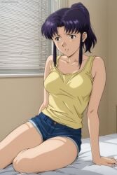 misato katsuragi from evangelion by heeven
