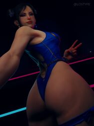 chun-li from street fighter by lostype