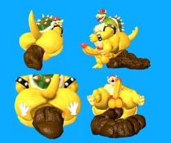 1boy 3d_(artwork) anthro anus ass balls belly big_butt bowser bowser_day bracelet digital_media_(artwork) dragon dragon_koopa fat fat_ass fat_male father_(lore) feces furry furry_male furry_only genitals gross hand_on_butt hand_on_pecs hi_res huge_butt hyper_feces hyper_scat jewelry kanebrentkoopa king_koopa koopa lying male male_only mario_(series) mythological_creature mythological_scalie mythology nintendo nude nude_male overweight parent_(lore) pecs penis pooping_on_floor pov_hands raised_leg relieved reptile scalie scat shell solo solo_male source_filmmaker_(artwork) spread_anus spread_butt spreading tecbuttlovefa thick_thighs tongue tongue_out turtle what yellow_skin