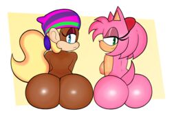 amy_rose blackmore crossover donkey_kong_(series) nintendo sega sonic_(series) tiny_kong