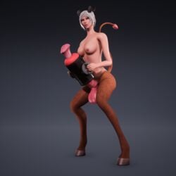 1futa 3d animal_genitalia animal_genitalia_on_humanoid animal_penis areolae artificial_vagina balls big_balls breasts demon equine_penis futa_only futanari genitals hi_res horsecock_on_humanoid huge_cock humanoid intersex masturbation monica nude pale_skin penetrable_sex_toy penis satyr sex_toy solo solo_futa standing_sex vanimate