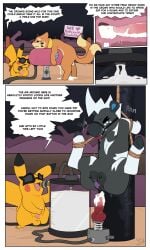 absurd_res animal_dildo animal_sex_toy announcer ball_gag balls blitzle bodily_fluids bondage bound breeding_mount buizel canine_dildo collection_tank comic crowd cum cum_container cum_inside dialogue dildo duo egg_vibrator electronics english_text event female feral flowerbud gag generation_1_pokemon generation_4_pokemon generation_5_pokemon genital_fluids genitals group hi_res imminent_impregnation imminent_orgasm internal leaking_cum looking_pleasured male male/female masturbation microphone nintendo nipples onomatopoeia paternity_roulette penis pikachu pip_(flowerbud) pokemon pokemon_(species) pokemon_only predicament_bondage questionable_consent rope sex_toy sign sound_effects spring taped_vibrator tapering_penis tears teats text tube vibrator