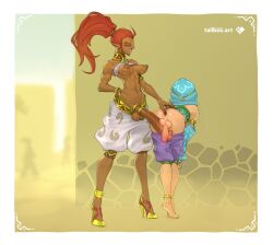 1boy 1futa 2026 2d 2d_(artwork) 2d_artwork abs anus aquiline_nose areola areolae artist_name ass athletic athletic_futa back_view balls ballsack bare_shoulders barefoot bedroom_eyes belly belly_button bent_over big_ass big_butt big_cock big_hair big_penis bracelet breasts breasts_out clothes_pull cock cock-tail cock_ring crossdressing crossdressing_(mtf) curvaceous curvy curvy_figure dark-skinned_female dark-skinned_futa dark_skin dick dominant dominant_futa ear_piercing earrings erect_nipples erect_penis erection female femboy femboysub fit fit_futa futa_on_male futa_with_male futadom futanari gaping gaping_anus gerudo gerudo_link gerudo_set_(zelda) harem_pants hi_res high_heels highres hoop_earrings hourglass_figure huge_cock imminent_anal imminent_penetration imminent_sex interracial jewelry large_cock large_penis link link_(breath_of_the_wild) long_hair malesub medium_breasts muscles muscular muscular_female navel nipples nose outdoors pants pants_pull penis penis_out penises_touching perky_breasts pointy_ears ponytail presenting presenting_anus presenting_ass presenting_butt presenting_hindquarters puffy_nipples purple_pants rear_view red_hair sex_toy sissification sissy slim slim_waist spreading_another's_anus standing stomach submissive submissive_femboy submissive_male tailbox testicles the_legend_of_zelda the_legend_of_zelda:_breath_of_the_wild toned toned_arms toned_belly toned_body toned_futa toned_stomach trap waist watermark white_border