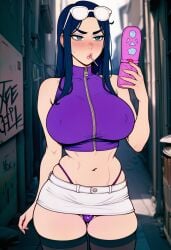 1girls ai ai_assisted ai_generated alley alleyway big_breasts caitlyn_kiramman cheetah_print crop_top dark_alley eyewear_on_head female female_only fit fit_female flip_phone glasses league_of_legends lolipop prostitute prostitute_clothes prostitution prussia123 sexy sexy_body sexy_clothing sexy_female sketchy skirt slutty_body slutty_female solo_female solo_focus stockings sunglasses thick_thighs thong
