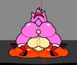1boy 1futa 2d 2d_animation amy_rose animated anthro anus anus_peek big_ass big_balls big_butt big_penis furry futa_on_male futadom futanari futanari_penetrating_male gay loop male male_penetrated mating_press no_sound orange_body orange_fur pink_body pink_fur red_boots sissy sonic_(series) soups_(superiorfox) superiorfox superiorfox_style video