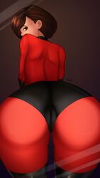 1girls apple_butt arched_back ass athletic athletic_female back back_view backboob bent_over big_ass boots brown_eyes brown_hair bubble_ass clothed clothes clothing costume deviantart disney elastigirl fat_ass female female_focus female_only gloves helen_parr huge_ass hyper_ass inviting large_ass mask massive_ass massive_butt milf outfit pixar round_ass seductive shadikbitardik shiny_ass shiny_clothes shiny_hair short_hair sideboob simple_background smooth_skin solo superhero superheroine the_incredibles thick_hips thick_thighs thighs waist wide_hips