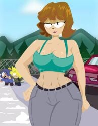 1female 1girls 1milf 2024 background_character background_characters bedroom_eyes belly_button big_boobies big_breasts big_hips big_thighs big_titties cleavage comedy_central craig_tucker curvaceous curvaceous_female curvaceous_figure curvy curvy_female curvy_figure female female_focus hand_on_hip hips lipstick looking_at_viewer manu_618 midriff milf mrs._tweak short_hair snow south_park thick_hips thick_thighs thighs tweek_tweak