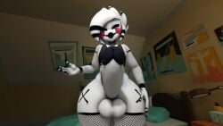 1femboy 3d animatronic balls black_eyes erection femboy fishnets five_nights_at_freddy's fredina's_nightclub hips huge_cock looking_at_viewer male_only marie_(cally3d) marie_(zanicart) puppet_(fnaf) room_background smile solo