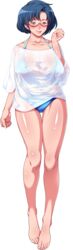 ami mizuno from bishoujo senshi sailor moon by mario (artist)