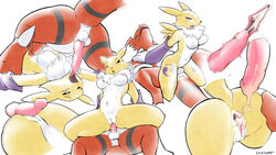 69_position anal anal_sex anthro anthro_on_anthro anthro_penetrated anthro_penetrating anthro_penetrating_anthro anus ass balls bodily_fluids breasts canid canine cum cum_in_ass cum_inside cum_string cumshot d-wop digimon digimon_(species) duo ejaculation erection fellatio female female_on_top female_penetrated genital_fluids genitals guilmon hi_res internal interspecies male male_on_bottom male_penetrating male_penetrating_female mammal nipples on_bottom on_top oral penetration penile penis pussy pussyjob renamon reptile reverse_cowgirl_position scalie sex straight throat_swabbing tongue tongue_out vaginal_penetration