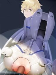 2boys 9_a_(darling_in_the_franxx) anal anal_insertion anal_penetration anal_sex blonde_hair clothed clothing darling_in_the_franxx edit femboy gay ginhaha green_eyes happy happy_sex human looking_at_partner looking_at_viewer looking_back male male_only nine_alpha open_clothes smile smiling twink yaoi