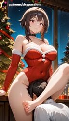 megumin from christmas by skypassion