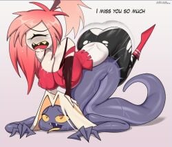 cherri bomb from hazbin hotel by markmanez