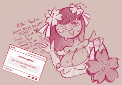 cherry blossom cookie from cookie run by shadyshadsie