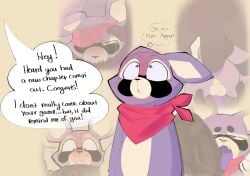 rambley raccoon from indigo park by sushiamazing