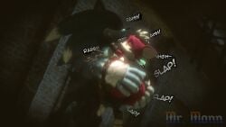 3d 3d_(artwork) absurd_res anthro blue_body chains chip_(sonic) digital_media_(artwork) duo eulipotyphlan hedgehog hi_res idiotboxangel male male/male mammal penetration red_body sega sonic_(series) sonic_the_hedgehog_(series) sonic_the_werehog sonic_unleashed text werecreature wereeulipotyphlan werehog