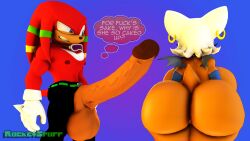 knuckles the echidna from sega by rocketspuff