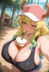 lucoa from kobayashi-san chi no maidragon by lewdcreationsai