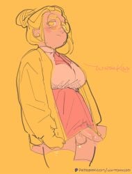 1futa balls blush bottomless cute dress embarrassed futa penis tagme wintonkidd