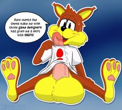 bubsy bobcat from bubsy (series) by sergaelic