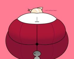 1girls ass big_ass big_butt blonde_hair butt butt_crack charlie_morningstar_(hazbin_hotel) digital_media_(artwork) fat_ass fat_butt female fully_clothed giantess hazbin_hotel huge_ass huge_butt implied_facesitting marioishere7 text thick_ass thick_butt y/n