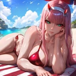 zero two (darling in the franxx) from darling in the franxx by klausherbert