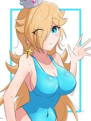 blonde_hair blue_eyes breasts female female_only nintendo princess_rosalina solo super_mario_galaxy tagme yassrosalina