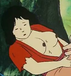 1980s 1girls animation_frame barefoot_gen black_hair breasts breasts_out closed_eyes corpse cropped dead death facing_viewer falling female female_death female_focus forest freshly_dead hadashi_no_gen historic historical history japanese_clothes madhouse milf mother nipples open_shirt screencap shoulder_length_hair slightly_different very_dark_nipples world_war_2 ww2