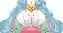 bell_collar big_breasts breast_focus breasts chessivt no_bra owozu virtual_youtuber vtuber youtube youtube_hispanic