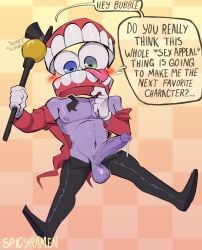 caine (the amazing digital circus) from glitch productions by spicyramen