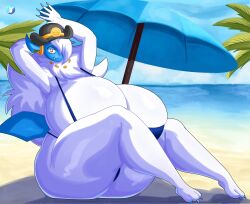 absol anthro breasts breasts_bigger_than_head chebylamb female furry furry_only huge_breasts pokémon_(species) pokemon