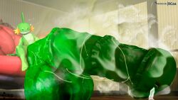 3d horsecock hyper hyper_balls hyper_penis male mudkip musk musk_clouds pokemon pokemon_(species) precum rgtdwtbr sfm small_but_hung solo source_filmmaker