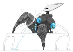 1girls 2_horns alternate_body_type alternate_breast_size arthropod artist_name big_ass big_breasts big_butt black_body black_skin blue_nipples blue_pussy breasts bubble_ass bubble_butt bug bug_girl bwydxm female female_only hollow_knight hollow_knight:_silksong hornet_(hollow_knight) large_ass large_breasts large_butt silksong team_cherry