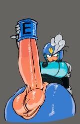 1futa animated artificial_vagina balls breasts clothed clothing colored colorized edit erection futa_only futanari huge_cock humanoid humanoid_penis hyper_penis improvised_sex_toy intersex just_the_tip light-skinned_futa light_skin low-angle_view masturbation mega_man mega_man_(classic) mostly_clothed object_penetration penis sex_toy sketch smooth_balls smooth_penis solo splash_woman submarichamomi2 thick_thighs third-party_edit wide_hips