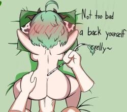 1boy 1girls animated back back_view cow_ears cow_girl cow_tail crelly doggy_style female fucked_from_behind grabbing_tail indie_virtual_youtuber madbastos male moaning moaning_only naked naked_female naked_male sex sex_from_behind sound sound_effects tagme text thrusting thrusting_into_ass uncensored vedal987 video virtual_youtuber vtuber