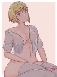 1girls belly belly_button blonde_eyebrows blonde_female blonde_hair blonde_hair_female blue_eyes blue_eyes_female breasts busty busty_female busty_girl busty_teen cleavage collarbone crop_top curvaceous curvaceous_body curvaceous_female curvaceous_figure curvaceous_hips curvaceous_teen curvy curvy_body curvy_female curvy_figure curvy_hips curvy_teen digital digital_art digital_drawing digital_drawing_(artwork) digital_media digital_media_(artwork) elbows enen_no_shouboutai eyebrows_visible_through_hair female female_focus female_only fingers fire_force head_tilt high_resolution highres lean_figure legwear linea_alba looking_at_viewer medium_breasts midriff narrow_waist navel panties panties_down pink_background pink_panties pink_underwear pixiv_id_21451697 short_hair shoulders sidelocks simple_background sister_iris_(enen_no_shouboutai) sister_iris_(fire_force) sitting slender_body slender_waist slim_waist solo stockings stomach teen_girl teenage_girl teenage_tits teenager thick_thighs thigh_highs thighhighs thighs tilted_head topwear underwear underwear_down upper_body white_crop_top white_legwear white_stockings white_thigh_highs white_thighhighs white_topwear wide_hips yellow_eyebrows yellow_hair yellow_hair_female young_female young_woman