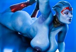 asari from mass effect by oscillator