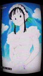 1girls ai_generated animated ass black_eyes black_hair blush breasts chi-chi_(dragon_ball) cleft_of_venus dragon_ball dragon_ball_(classic) dress exhibitionism female female_focus highres legs long_hair married music nipples nude pubic_hair pussy recording sound spread_pussy toei_animation veil video wedding_dress younger_female