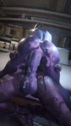 asari from mass effect by wrex3d