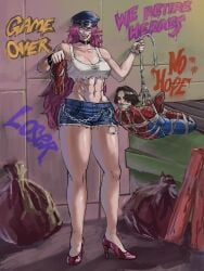 1boy 1futa after_sex aftermath age_difference alleyway assertive_female bad_end big_ass big_breasts big_butt big_dom_small_sub big_penis bondage breasts capcom captured curvy defeat defeated defeated_hero dominant_female dominant_futa domination female femdom final_fight futa_is_bigger futa_on_male futa_penetrating futadom futanari game_over goddess half-erect hand_on_hand height_difference helpless helpless_male hero_in_trouble huge_breasts huge_cock humiliated humiliating intersex larger_futa long_nails loser loser_face makegao male male_dominated malesub marvel marvel_comics marvel_vs._capcom messy milf mind_break moaning mocking mommy mommy_dom mrpengui muscles muscular muscular_female muscular_futa nipple_piercing no_escape older_female open_mouth oral orgasm penis peter_parker poison_(final_fight) seductive seductive_smile sex size_difference slave smaller_male smile spider-man spider-man_(series) street_fighter submissive submissive_male taunting thick_thighs tongue trans_woman transfem used used_as_an_object used_like_a_toy