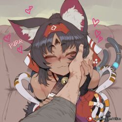 nekomiya mana from zenless zone zero by tillian
