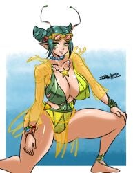 1girls big_ass big_breasts cleavage female female_only lzdawhiz mantis_(marvel) mantis_(marvel_rivals) marvel marvel_rivals thick_thighs