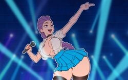 1girls big_ass big_breasts breasts curvaceous curvy curvy_figure digital_media_(artwork) female half-demon half_demon hips huge_ass huge_breasts kpop_demon_hunters large_ass large_breasts legs mature mature_female melongun melongun!_games rumi_(kpop_demon_hunters) slim_waist thick thick_hips thick_legs thick_thighs thighs voluptuous waist wide_hips