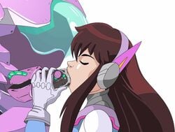 animated d.va fellatio moulinbrush oral overwatch tagme